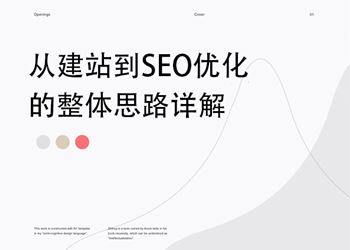 从建站到SEO优化的整体思路详解
