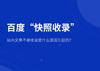 站内文章不被收录的四大因素